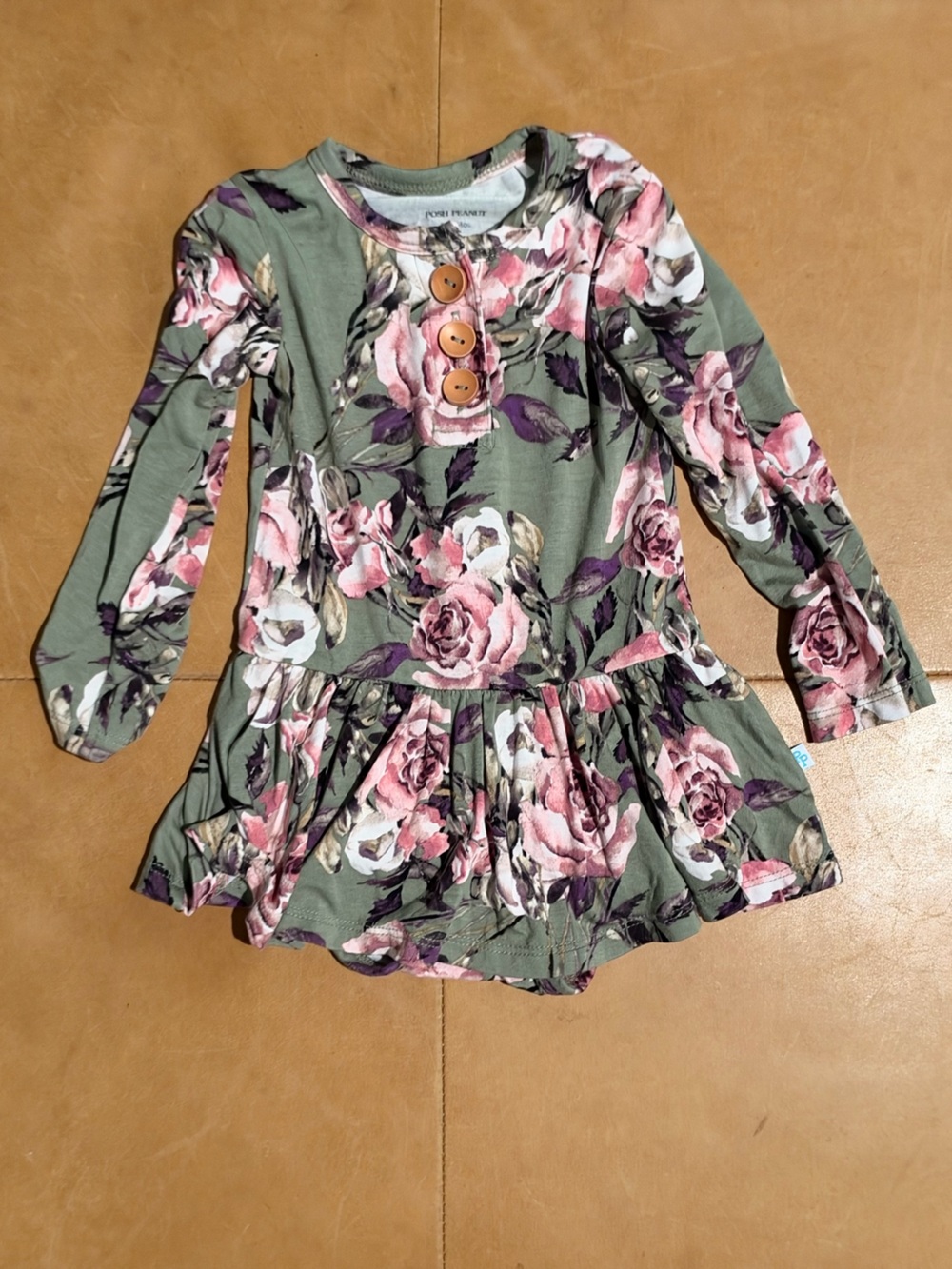 Posh Peanut Viscose Bamboo Twirl Dress 6-12M